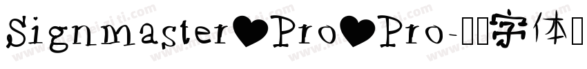 Signmaster Pro Pro字体转换